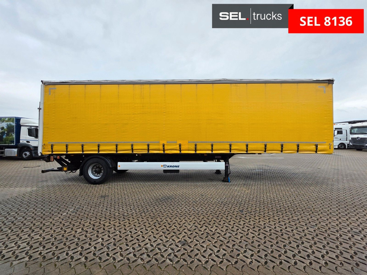 Krone SE / Ladebordwand/ Lenkachse - Gardintrailer: bilde 5 Krone SE / Ladebordwand/ Lenkachse - Gardintrailer: bilde 5