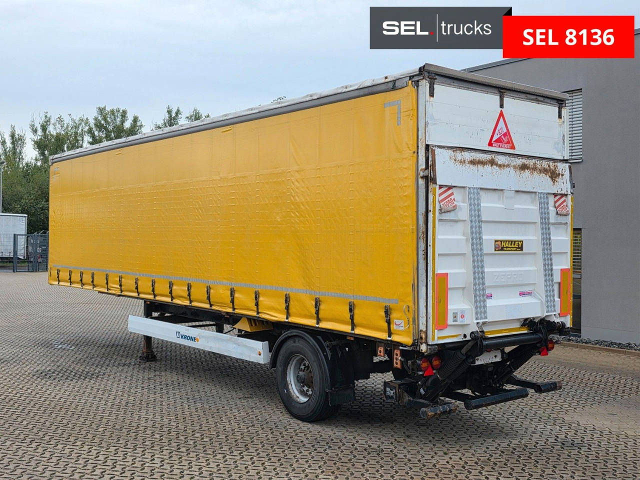 Krone SE / Ladebordwand/ Lenkachse - Gardintrailer: bilde 1 Krone SE / Ladebordwand/ Lenkachse - Gardintrailer: bilde 1