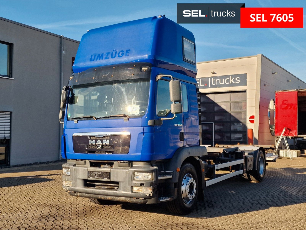 MAN TGM 18.340 4X2 LL / Ladebordwand / 3 Betten - Container-transport/ Vekselflak lastebil: bilde 1 MAN TGM 18.340 4X2 LL / Ladebordwand / 3 Betten - Container-transport/ Vekselflak lastebil: bilde 1