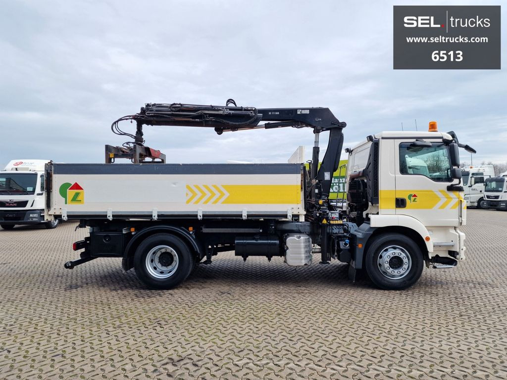 MAN TGM 18.340 / HIAB 111 ES-3DUO / Kipper - Tippbil, Kranbil: bilde 4 MAN TGM 18.340 / HIAB 111 ES-3DUO / Kipper - Tippbil, Kranbil: bilde 4