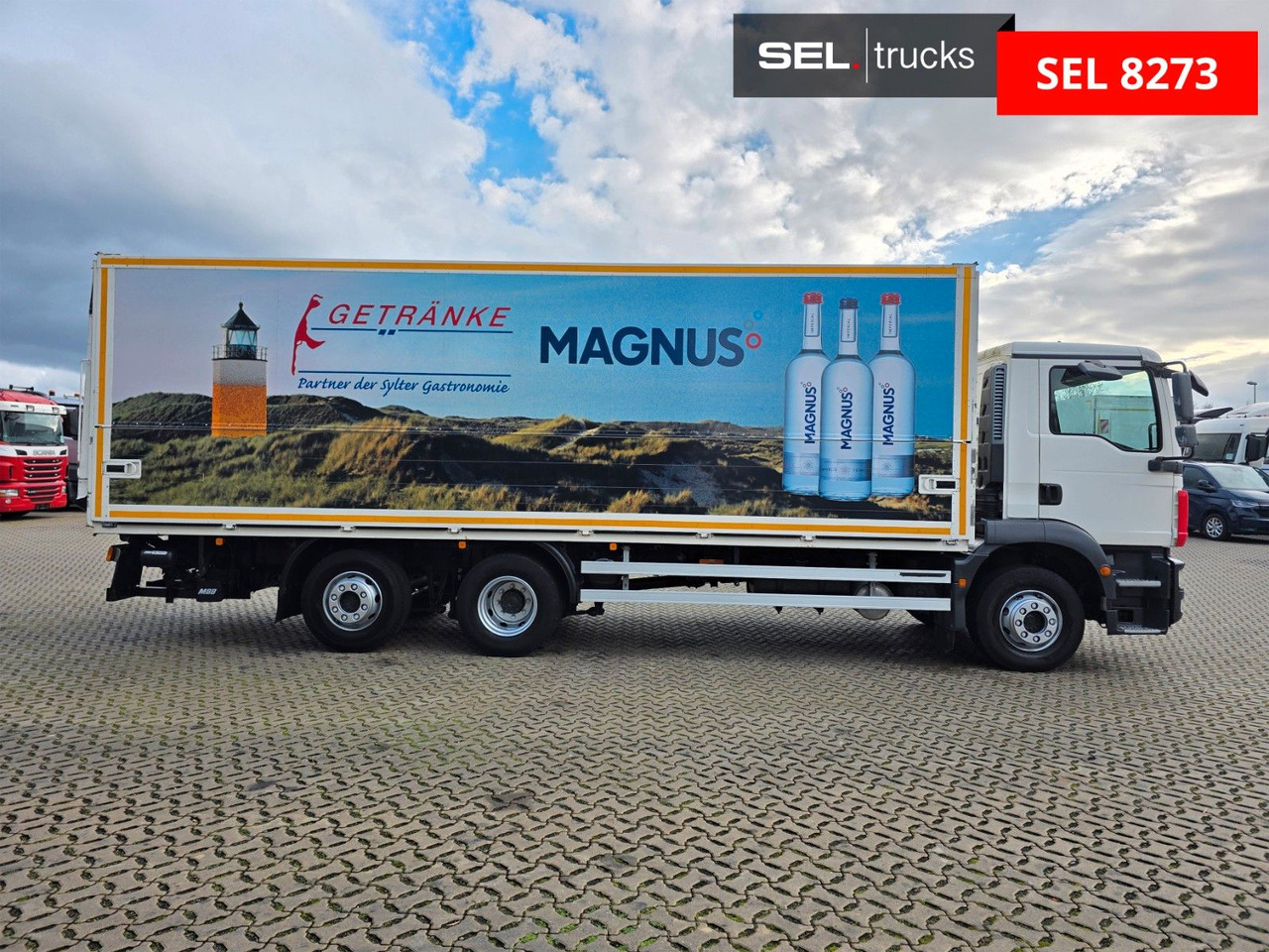 MAN TGM 22.290 6x2-4 LL / Ldbw / Rückfahrk. / Lenkac - Distribusjon av drikkevarer lastebil: bilde 4 MAN TGM 22.290 6x2-4 LL / Ldbw / Rückfahrk. / Lenkac - Distribusjon av drikkevarer lastebil: bilde 4