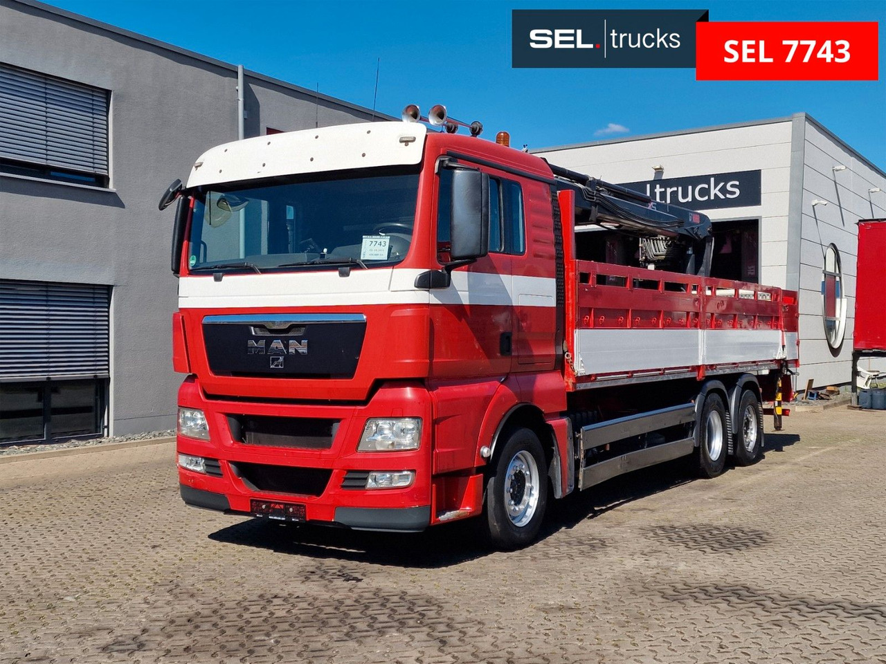 MAN TGX 26.400 6x2-2 BL / Intarder / HIAB /Lenkachse - Kranbil: bilde 1 MAN TGX 26.400 6x2-2 BL / Intarder / HIAB /Lenkachse - Kranbil: bilde 1