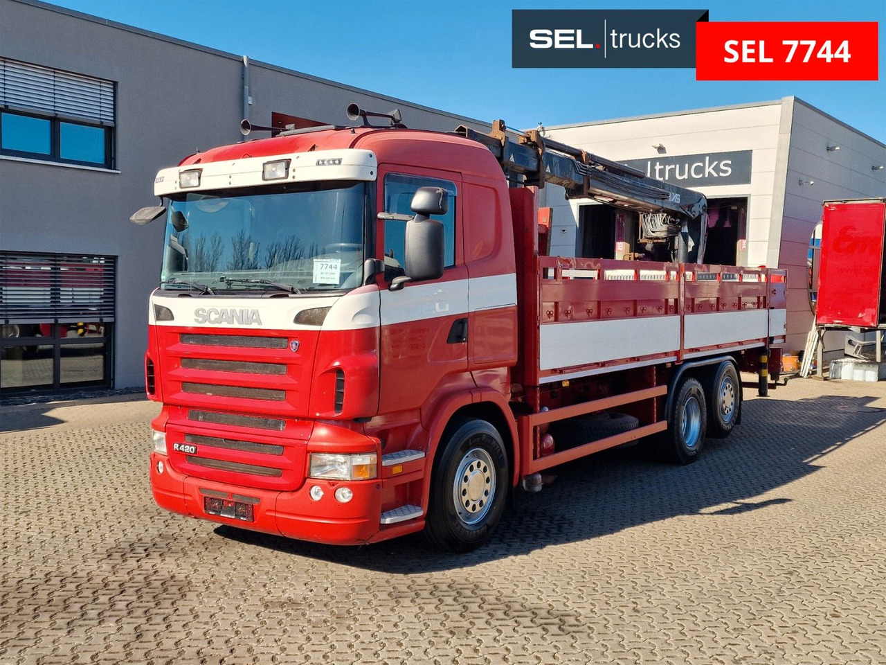 Scania R 340 LB6X2*4MNA /Retarder /HIAB 166K /Lenkachse - Kranbil: bilde 1 Scania R 340 LB6X2*4MNA /Retarder /HIAB 166K /Lenkachse - Kranbil: bilde 1