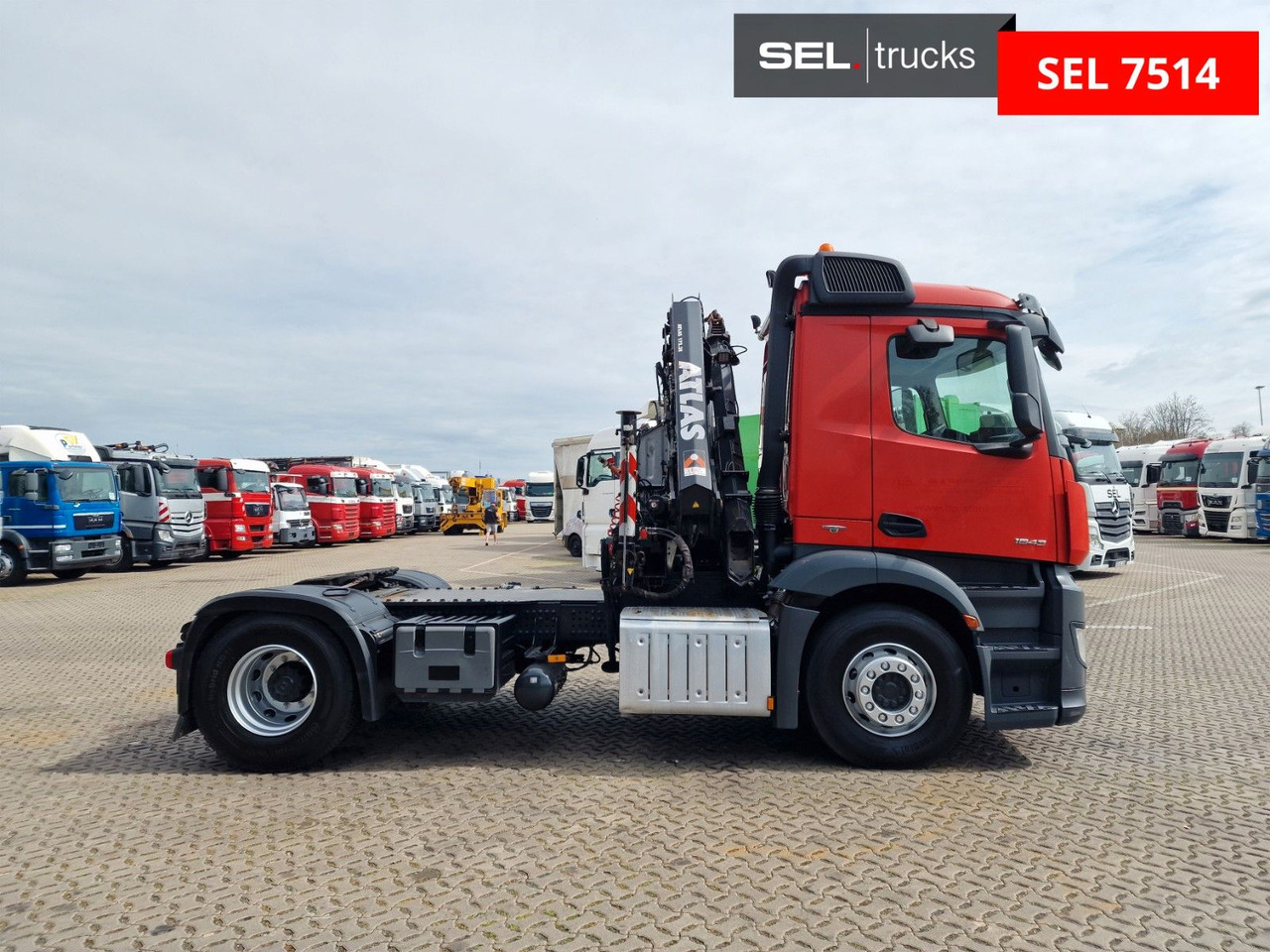 Mercedes-Benz Antos 1843 / Atlas 172.3E-A4 / KRAN - Trekkvogn: bilde 5 Mercedes-Benz Antos 1843 / Atlas 172.3E-A4 / KRAN - Trekkvogn: bilde 5