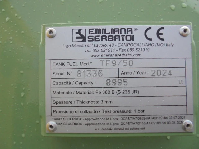 Lagringstank Emiliana Serbatoi TF9/50: bilde 11 Lagringstank Emiliana Serbatoi TF9/50: bilde 11