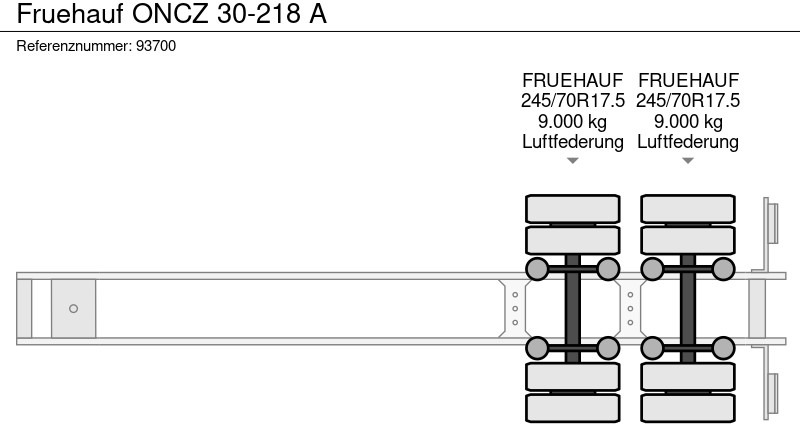 Lavloader semitrailer Fruehauf ONCZ 30-218 A: bilde 19