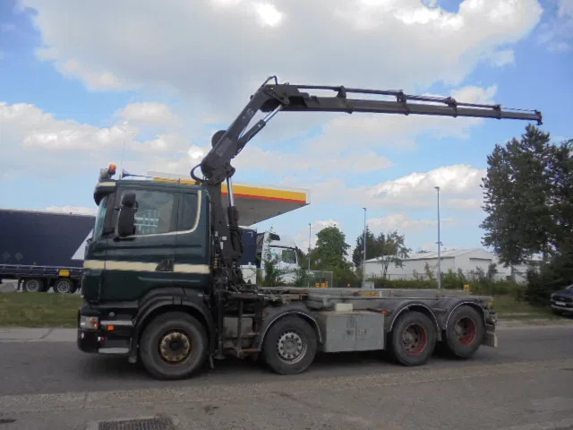 Scania R420 LB 8X2 LIFTAS - Lastebil med kabelsystem, Kranbil: bilde 1 Scania R420 LB 8X2 LIFTAS - Lastebil med kabelsystem, Kranbil: bilde 1