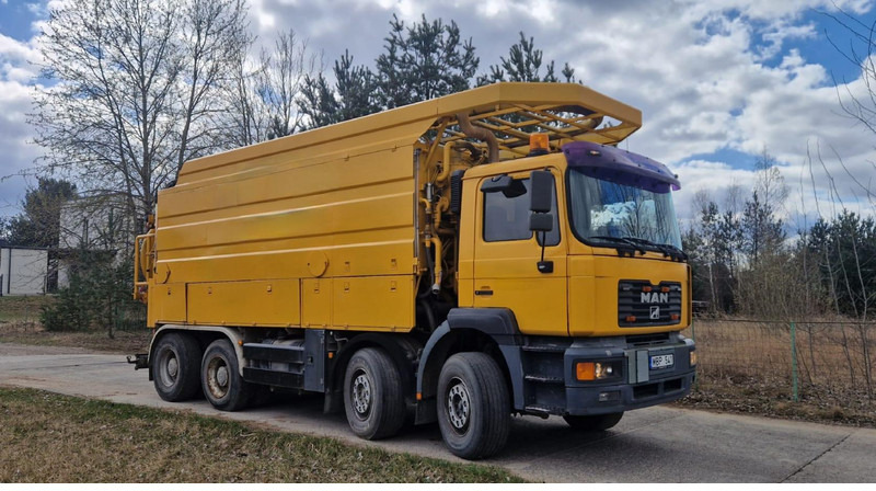 MAN 35.464 channel cleaner, 8x4 full spring, manual - Vakuum lastebil: bilde 2 MAN 35.464 channel cleaner, 8x4 full spring, manual - Vakuum lastebil: bilde 2