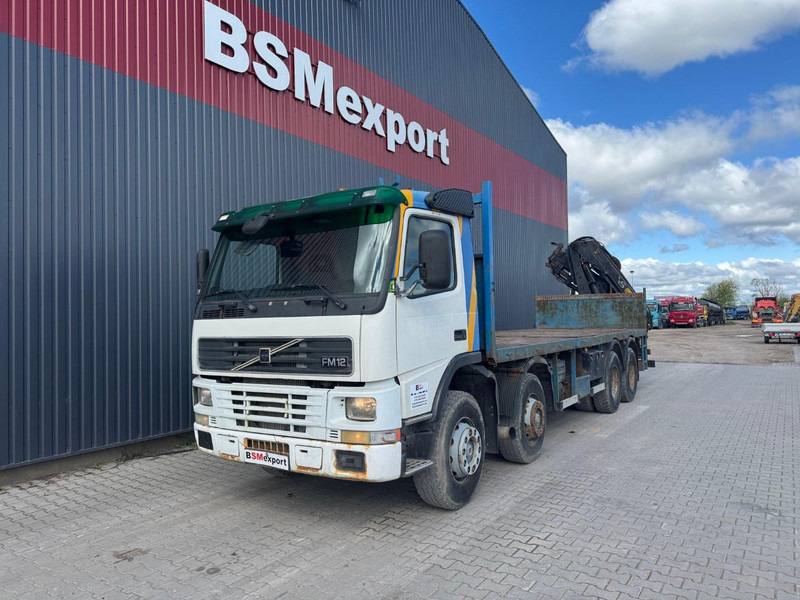 Volvo FM 12.380 + HIAB 166 DS - 4 DUO - Planbil, Kranbil: bilde 1 Volvo FM 12.380 + HIAB 166 DS - 4 DUO - Planbil, Kranbil: bilde 1