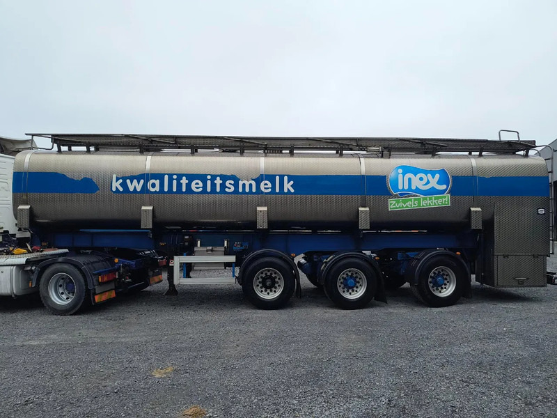 Mafa INSULATED INOX TANK 29000L 3 COMP - PUMP/COUNTER - 2 STEERING AXLES - Tanksemi: bilde 2 Mafa INSULATED INOX TANK 29000L 3 COMP - PUMP/COUNTER - 2 STEERING AXLES - Tanksemi: bilde 2