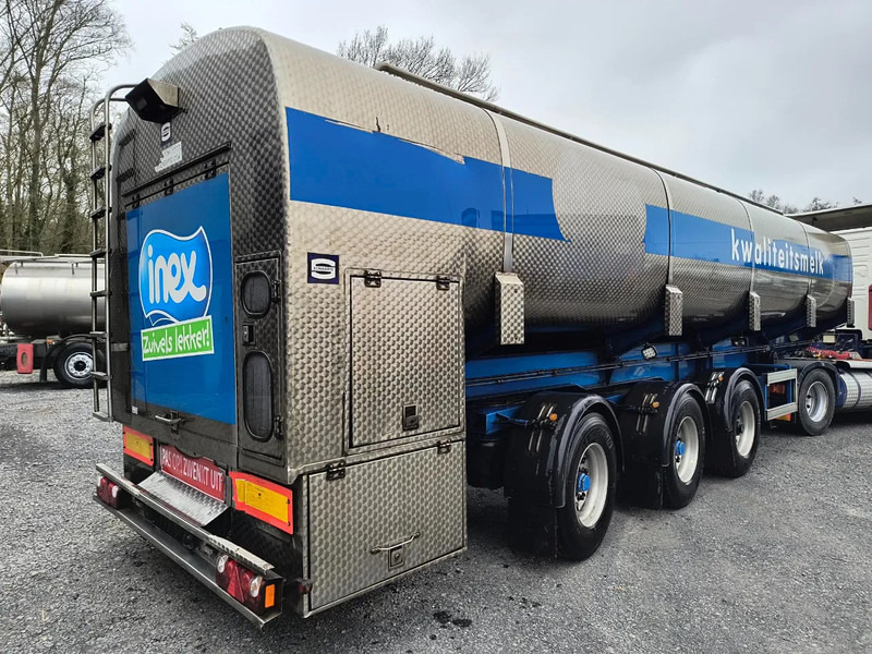 Mafa INSULATED INOX TANK 29000L 3 COMP - PUMP/COUNTER - 2 STEERING AXLES - Tanksemi: bilde 5 Mafa INSULATED INOX TANK 29000L 3 COMP - PUMP/COUNTER - 2 STEERING AXLES - Tanksemi: bilde 5