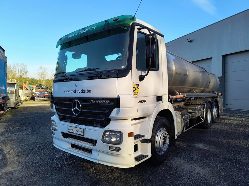 Mercedes-Benz Actros 2536 15500L INSULATED INOX TANK - 1 COMP - Tankbil: bilde 1 Mercedes-Benz Actros 2536 15500L INSULATED INOX TANK - 1 COMP - Tankbil: bilde 1