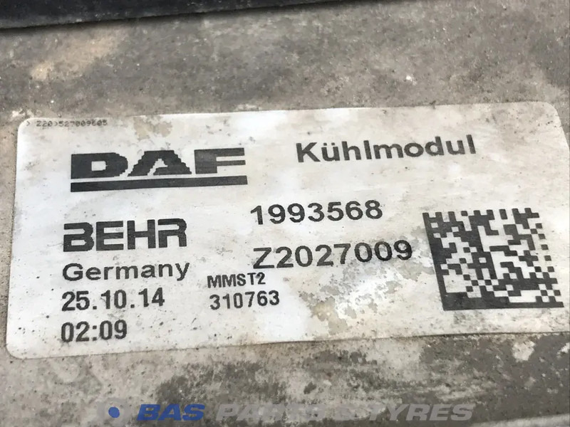 DAF XF106 Koelerpakket DAF MX13 375 H1 1909450 - Radiator for Lastebil: bilde 4 DAF XF106 Koelerpakket DAF MX13 375 H1 1909450 - Radiator for Lastebil: bilde 4