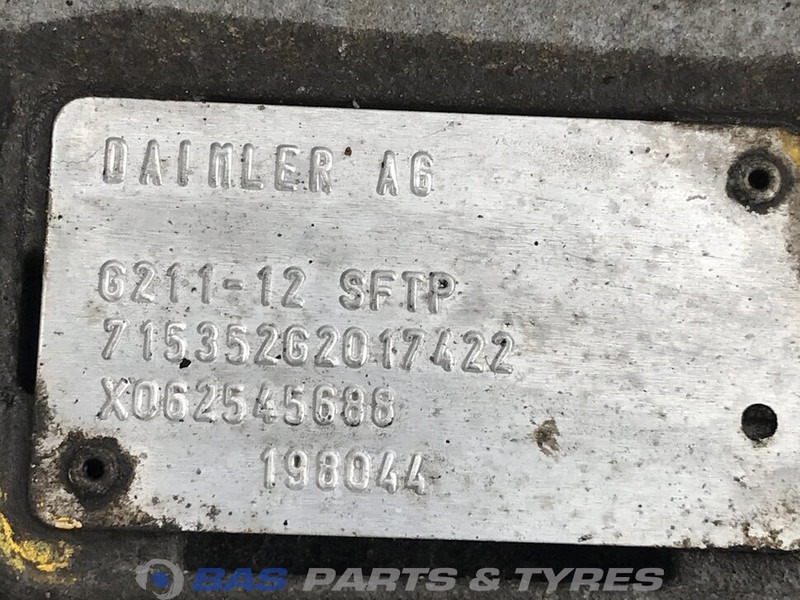 Mercedes-Benz Actros MP4 Mercedes G211-12 KL Powershift 3 Versnellingsbak A 001 260 36 00 - Girkasse for Lastebil: bilde 5 Mercedes-Benz Actros MP4 Mercedes G211-12 KL Powershift 3 Versnellingsbak A 001 260 36 00 - Girkasse for Lastebil: bilde 5
