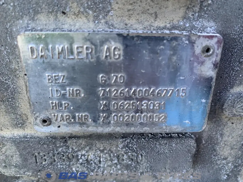 Mercedes-Benz Atego Mercedes G70-6 Powershift 3 Versnellingsbak A 001 260 36 00 - Girkasse for Lastebil: bilde 5 Mercedes-Benz Atego Mercedes G70-6 Powershift 3 Versnellingsbak A 001 260 36 00 - Girkasse for Lastebil: bilde 5