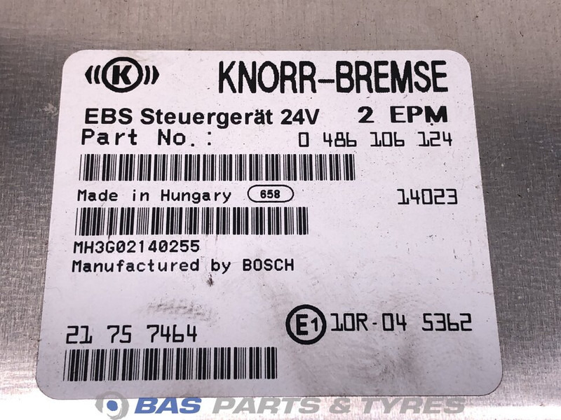 Renault Regeleenheid EBS Renault 7421377527 - Styreenhet for Lastebil: bilde 3 Renault Regeleenheid EBS Renault 7421377527 - Styreenhet for Lastebil: bilde 3