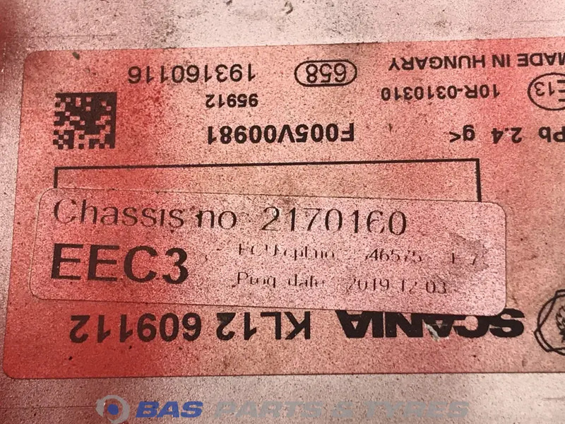 Scania EEC3 Regeleenheid Scania 2237514 - Elektrisk system for Lastebil: bilde 3 Scania EEC3 Regeleenheid Scania 2237514 - Elektrisk system for Lastebil: bilde 3