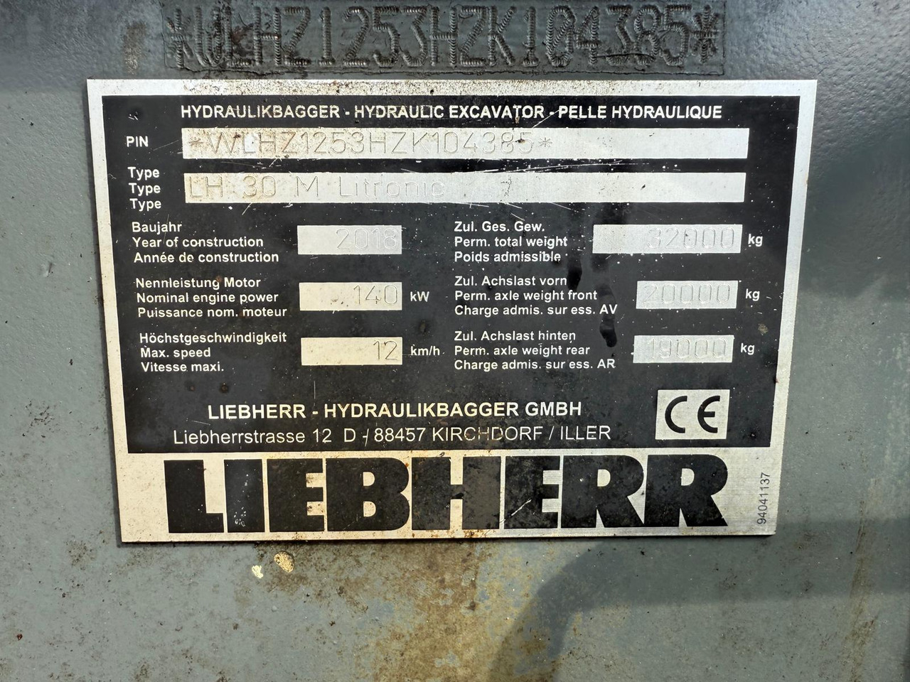 LIEBHERR LH30M - Håndteringsutstyr: bilde 3 LIEBHERR LH30M - Håndteringsutstyr: bilde 3