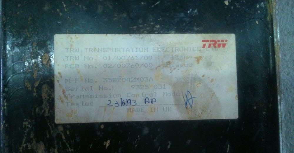 Części do Ciągnika Massey Ferguson MF 3000, 6300 MODUŁ STERUJĄCY SKRZYNI BIEGÓW AUTOTRONIC 1 MASSEY FERGUSON - Styreenhet for Landbruksteknikk: bilde 2 Części do Ciągnika Massey Ferguson MF 3000, 6300 MODUŁ STERUJĄCY SKRZYNI BIEGÓW AUTOTRONIC 1 MASSEY FERGUSON - Styreenhet for Landbruksteknikk: bilde 2