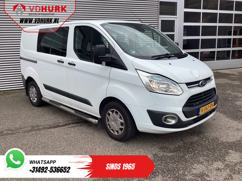 Ford Transit Custom 2.2 TDCI Trend Dubbel Cabine EXPORT Cruise/ Camera/ PDC/ Sidebars/ Airco - Små varebil, Varebil med dobbelt førerhus: bilde 1 Ford Transit Custom 2.2 TDCI Trend Dubbel Cabine EXPORT Cruise/ Camera/ PDC/ Sidebars/ Airco - Små varebil, Varebil med dobbelt førerhus: bilde 1