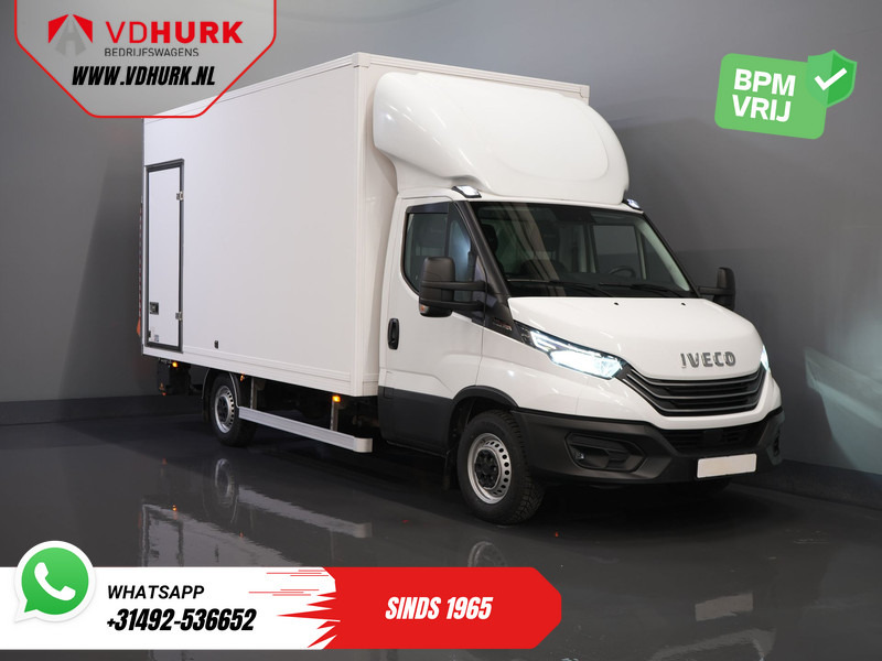Iveco Daily 35S18HV 3.0 Aut. ZF BPM VRIJ! Bakwagen Laadklep/ Zijdeur/ LED/ Spoiler/ 3.5T trekverm./ Gev.Stoel/ Adapt.Cruise/ Navi/ Carplay/ - Varebil med skap: bilde 1 Iveco Daily 35S18HV 3.0 Aut. ZF BPM VRIJ! Bakwagen Laadklep/ Zijdeur/ LED/ Spoiler/ 3.5T trekverm./ Gev.Stoel/ Adapt.Cruise/ Navi/ Carplay/ - Varebil med skap: bilde 1