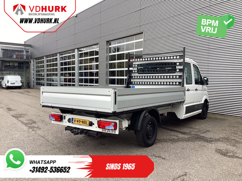 MAN TGE 3.180 DSG Aut. DC Dubbel Cabine BPM VRIJ! Open Laadbak 350x203/ 7 Pers./ Carplay/ Trekhaak/ Cruise/ 2.8t Trekverm./ Airco/ Pick - Varebil med plan, Varebil med dobbelt førerhus: bilde 2 MAN TGE 3.180 DSG Aut. DC Dubbel Cabine BPM VRIJ! Open Laadbak 350x203/ 7 Pers./ Carplay/ Trekhaak/ Cruise/ 2.8t Trekverm./ Airco/ Pick - Varebil med plan, Varebil med dobbelt førerhus: bilde 2