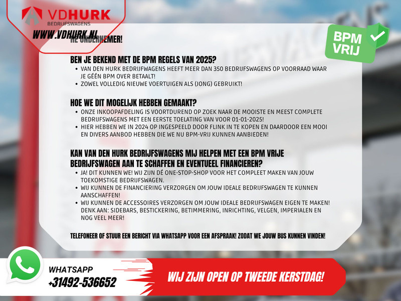 Leie Mercedes-Benz Sprinter 313 2.2 CDI L2H2 €10.164 Incl. BTW BPM VRIJ! EXPORT Combi/ 9 Persoons/ Kombi/ 9P/ Airco/ Rolstoellift Mercedes-Benz Sprinter 313 2.2 CDI L2H2 €10.164 Incl. BTW BPM VRIJ! EXPORT Combi/ 9 Persoons/ Kombi/ 9P/ Airco/ Rolstoellift: bilde 8 Leie Mercedes-Benz Sprinter 313 2.2 CDI L2H2 €10.164 Incl. BTW BPM VRIJ! EXPORT Combi/ 9 Persoons/ Kombi/ 9P/ Airco/ Rolstoellift Mercedes-Benz Sprinter 313 2.2 CDI L2H2 €10.164 Incl. BTW BPM VRIJ! EXPORT Combi/ 9 Persoons/ Kombi/ 9P/ Airco/ Rolstoellift: bilde 8