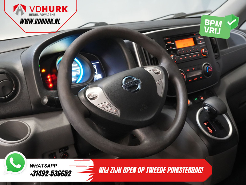 Små varebil, Elektrisk varebil Nissan E-NV200 Optima 24kWh 105 km WLTP Snellader/ Imperiaal/ Sidebars/ PDC/ Cruise/ Airco: bilde 12