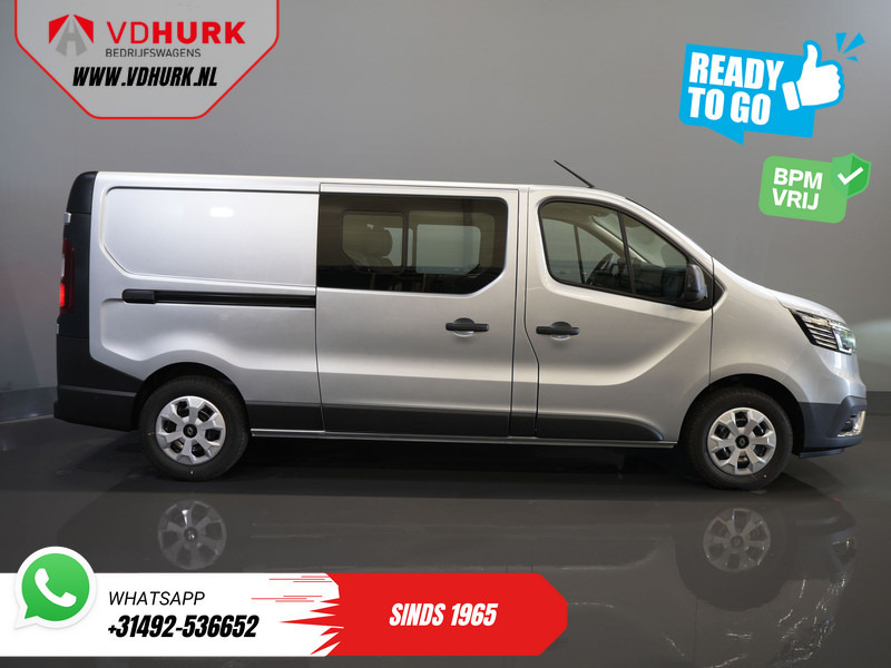 Små varebil, Varebil med dobbelt førerhus Renault Trafic 2.0 dCi 130 pk L2 BPM VRIJ! DC Dubbel Cabine LED/ 2xSchuifdeur/ Navi/ Carplay/ Camera/ PDC/ Cruise: bilde 11