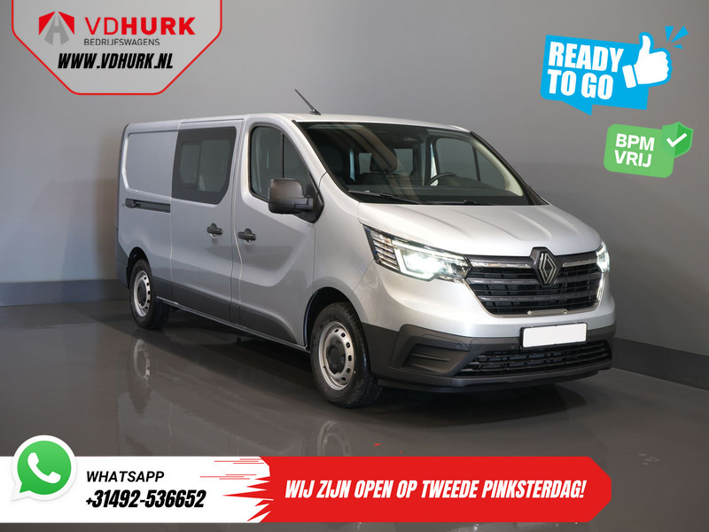 Renault Trafic 2.0 dCi 130 pk L2 BPM VRIJ! DC Dubbel Cabine LED/ 2xSchuifdeur/ Navi/ Carplay/ Camera/ PDC/ Cruise - Små varebil, Varebil med dobbelt førerhus: bilde 1 Renault Trafic 2.0 dCi 130 pk L2 BPM VRIJ! DC Dubbel Cabine LED/ 2xSchuifdeur/ Navi/ Carplay/ Camera/ PDC/ Cruise - Små varebil, Varebil med dobbelt førerhus: bilde 1