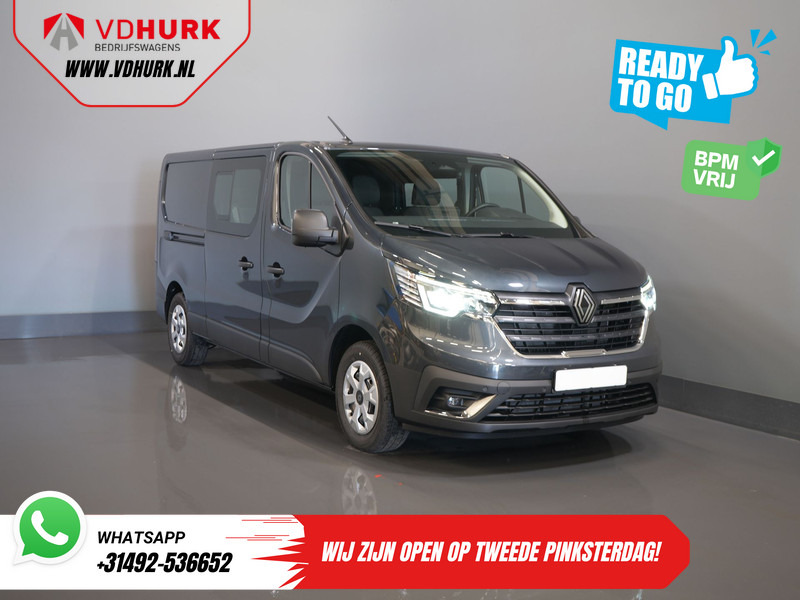 Renault Trafic 2.0 dCi 130 pk L2 BPM VRIJ! DC Dubbel Cabine LED/ 2xSchuifdeur/ Navi/ Carplay/ Camera/ PDC/ Cruise - Små varebil, Varebil med dobbelt førerhus: bilde 1 Renault Trafic 2.0 dCi 130 pk L2 BPM VRIJ! DC Dubbel Cabine LED/ 2xSchuifdeur/ Navi/ Carplay/ Camera/ PDC/ Cruise - Små varebil, Varebil med dobbelt førerhus: bilde 1