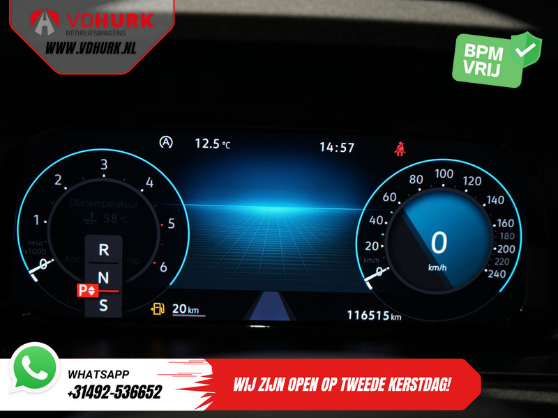 Kassebil Volkswagen Caddy Cargo 2.0 TDI 125 pk DSG Aut. PanAmericana BPM VRIJ! 2x Schuifdeur/ LED/ Adapt. Cruise/ VC/ Camera/ PDC: bilde 19