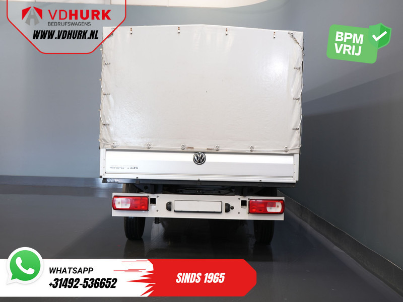 Varebil med plan Volkswagen Crafter 35 2.0 TDI 180 pk DSG Aut. BPM VRIJ! 430x203 Open laadbak/ Schuifzeil/ Huif/ Climate/ Adapt. Cruise/ Camera/ Carplay: bilde 6