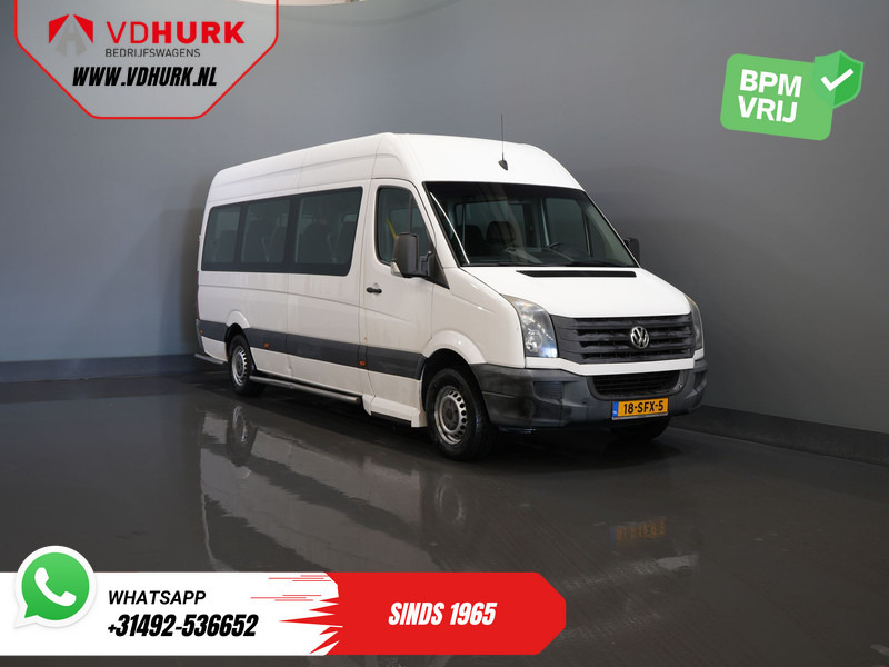 Volkswagen Crafter 35 2.0 TDI L3H2 EXPORT ONLY! €9.559 incl BTW/BPM Rolstoellift/ 9 Pers/ 9P/ Sidebars/ Rearbar/ Airco - Minibuss, Persontransport: bilde 1 Volkswagen Crafter 35 2.0 TDI L3H2 EXPORT ONLY! €9.559 incl BTW/BPM Rolstoellift/ 9 Pers/ 9P/ Sidebars/ Rearbar/ Airco - Minibuss, Persontransport: bilde 1