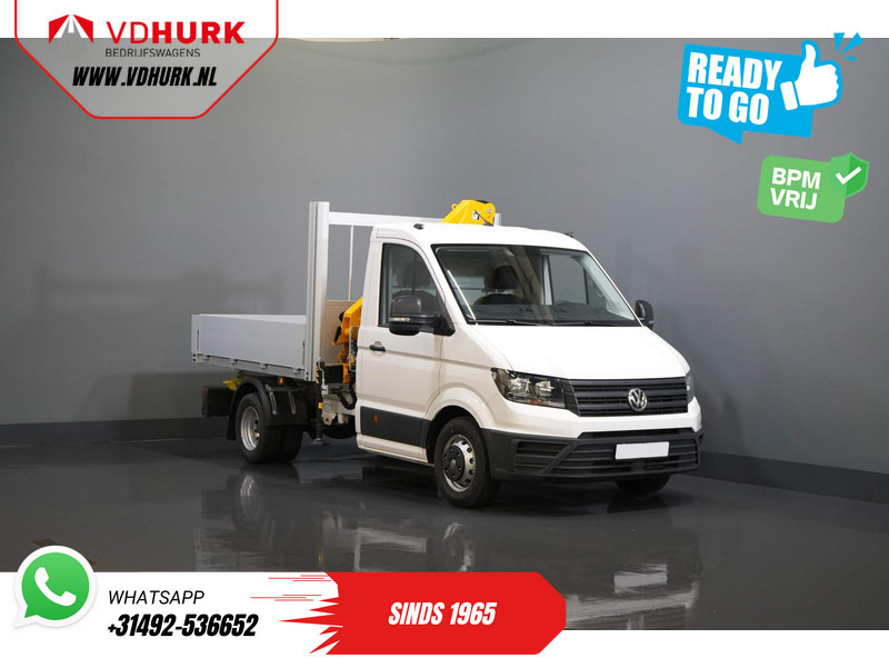 Pickup Volkswagen Crafter 50 165 pk Effer 352S Kraan/ Crane/ Kran/ Autokran/ PTO/ Open laadbak/ Dubbel Lucht: bilde 8