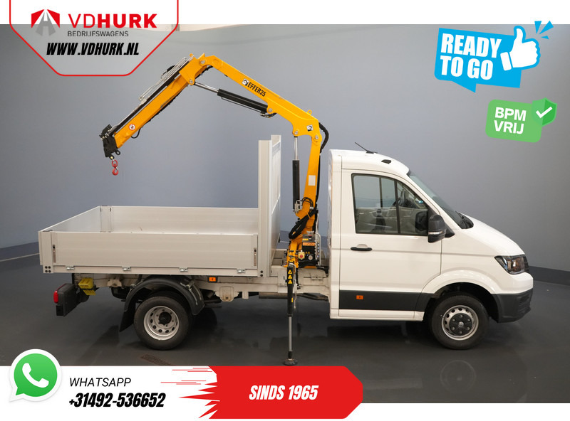Volkswagen Crafter 50 165 pk Effer 352S Kraan/ Crane/ Kran/ Autokran/ PTO/ Open laadbak/ Dubbel Lucht - Varebil med plan: bilde 4 Volkswagen Crafter 50 165 pk Effer 352S Kraan/ Crane/ Kran/ Autokran/ PTO/ Open laadbak/ Dubbel Lucht - Varebil med plan: bilde 4