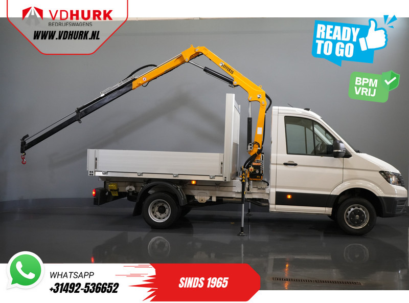 Volkswagen Crafter 50 165 pk Effer 352S Kraan/ Crane/ Kran/ Autokran/ PTO/ Open laadbak/ Dubbel Lucht - Varebil med plan: bilde 2 Volkswagen Crafter 50 165 pk Effer 352S Kraan/ Crane/ Kran/ Autokran/ PTO/ Open laadbak/ Dubbel Lucht - Varebil med plan: bilde 2