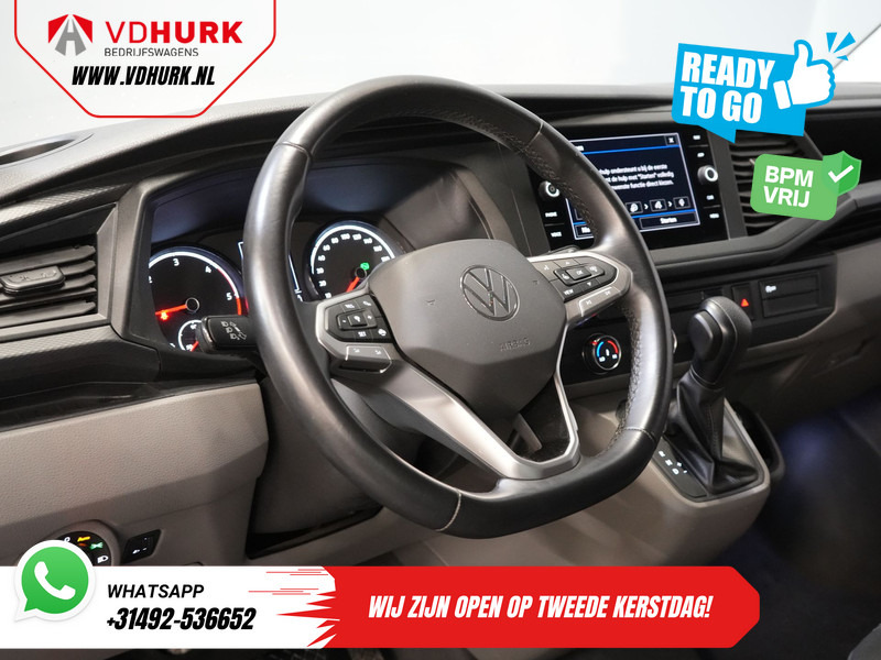 Kassebil, Varebil med dobbelt førerhus Volkswagen Transporter T6.1 2.0 TDI 150 pk DSG Aut. L2 DC BPM VRIJ! Dubbel Cabine 6 Pers./ Lage KM!/ Adapt.Cruise/ 270Gr. Deuren/ Navi/ Carplay/ Trekha: bilde 14