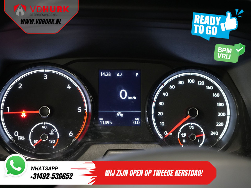 Kassebil, Varebil med dobbelt førerhus Volkswagen Transporter T6.1 2.0 TDI 150 pk DSG Aut. L2 DC BPM VRIJ! Dubbel Cabine 6 Pers./ Lage KM!/ Adapt.Cruise/ 270Gr. Deuren/ Navi/ Carplay/ Trekha: bilde 20