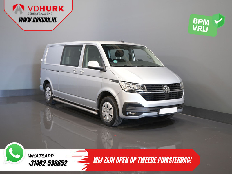 Volkswagen Transporter T6.1 2.0 TDI L2 DC Dubbel Cabine BPM VRIJ! 6 Pers./ NL Auto/ CarPlay/ Navi/ Cruise/ PDC/ Trekhaak - Små varebil, Varebil med dobbelt førerhus: bilde 1 Volkswagen Transporter T6.1 2.0 TDI L2 DC Dubbel Cabine BPM VRIJ! 6 Pers./ NL Auto/ CarPlay/ Navi/ Cruise/ PDC/ Trekhaak - Små varebil, Varebil med dobbelt førerhus: bilde 1