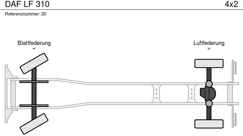 Tippbil DAF LF 310: bilde 20