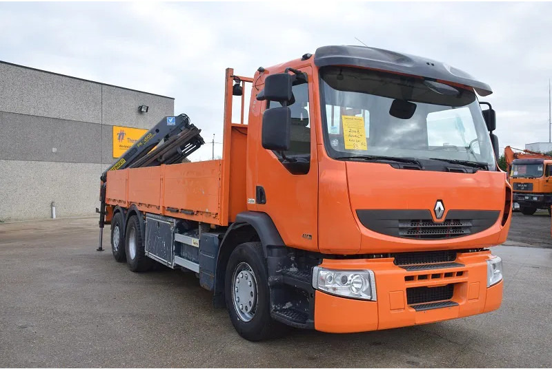 Renault Premium 410 - Planbil, Kranbil: bilde 5 Renault Premium 410 - Planbil, Kranbil: bilde 5