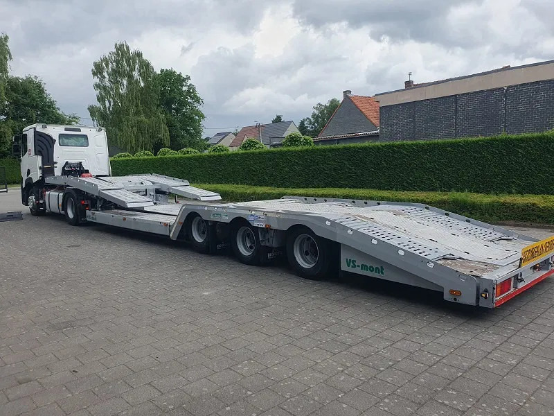 VS MONT VSAT02 -Belgische Trailer - Truck transporter - Transporter semitrailer: bilde 1 VS MONT VSAT02 -Belgische Trailer - Truck transporter - Transporter semitrailer: bilde 1