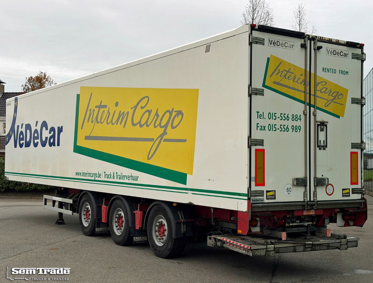 Renders VÉDÉCAR Carrier Maxima 1300 2X Steering Axle Tail Lift Belgium-Trailer - Kjølesemi: bilde 3 Renders VÉDÉCAR Carrier Maxima 1300 2X Steering Axle Tail Lift Belgium-Trailer - Kjølesemi: bilde 3