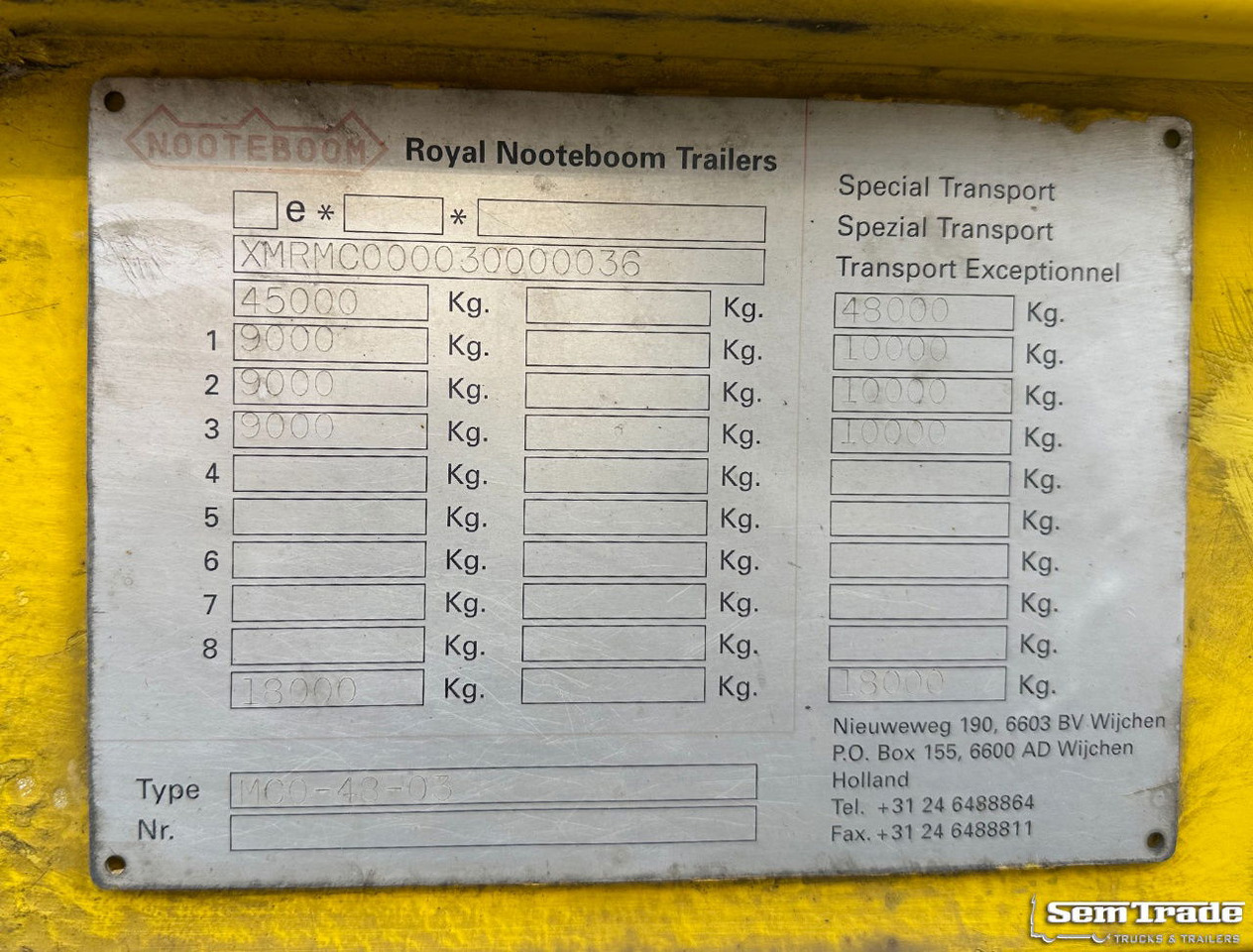 Trekkvogn Volvo FH 12.460 Manual Gear 6X2 Euro 3 Only 493.000 KM Hiab 350 - 5 With Nootebo: bilde 26