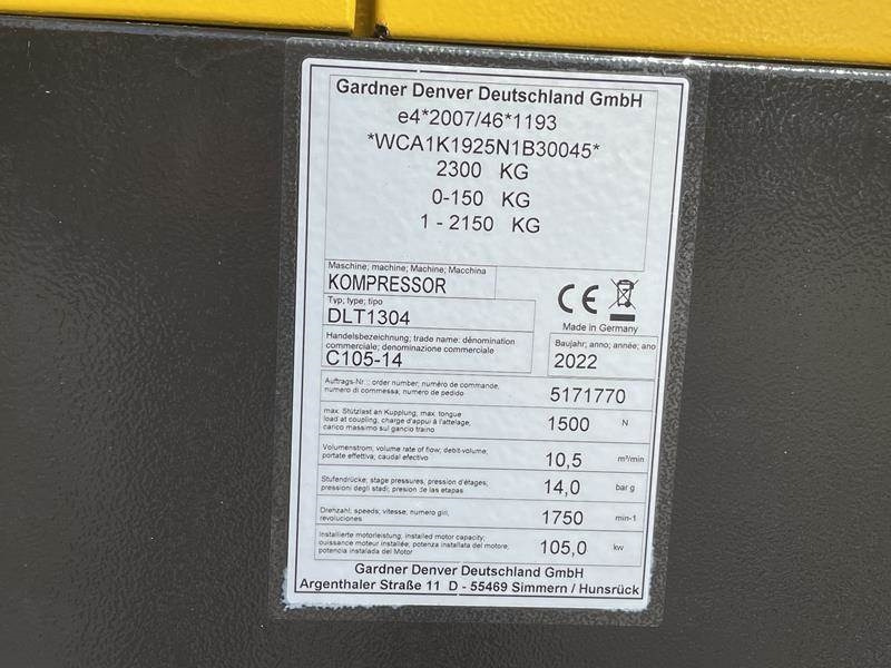 Compair C 105 - 14 - N - Luftkompressor: bilde 5 Compair C 105 - 14 - N - Luftkompressor: bilde 5