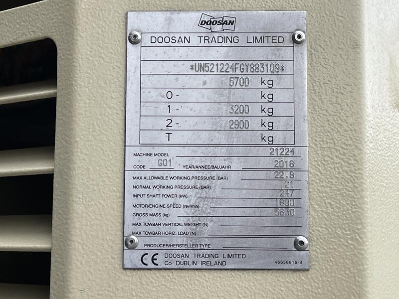 Doosan 21 / 224 - N - Luftkompressor: bilde 5 Doosan 21 / 224 - N - Luftkompressor: bilde 5