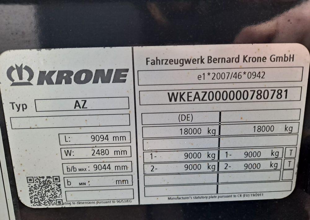Krone Przyczepa BDF Krone - Container-transport/ Vekselflak tilhenger: bilde 4 Krone Przyczepa BDF Krone - Container-transport/ Vekselflak tilhenger: bilde 4
