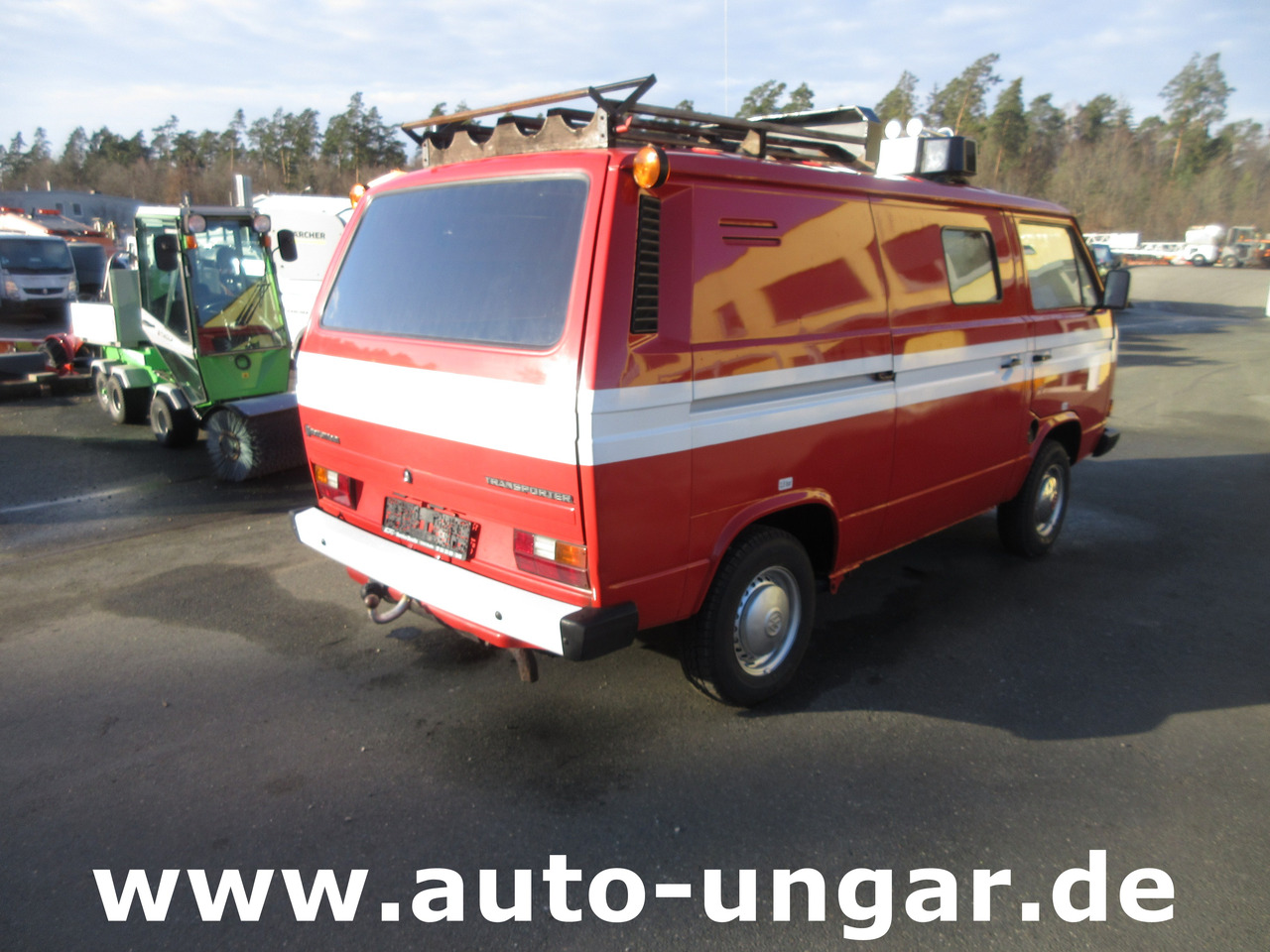 VOLKSWAGEN VW T3 Transporter Turbodiesel Feuerwehr ELF 1 aus 1985 - Brannbil: bilde 5 VOLKSWAGEN VW T3 Transporter Turbodiesel Feuerwehr ELF 1 aus 1985 - Brannbil: bilde 5