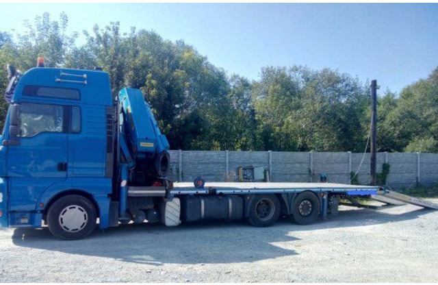 MAN 6x2 TGA 480 BDF +1m +16m crane - Planbil, Kranbil: bilde 1 MAN 6x2 TGA 480 BDF +1m +16m crane - Planbil, Kranbil: bilde 1
